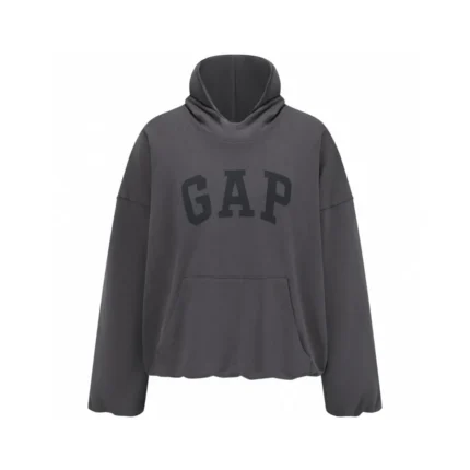 Peace Dove Printed Gap Hoodie Black