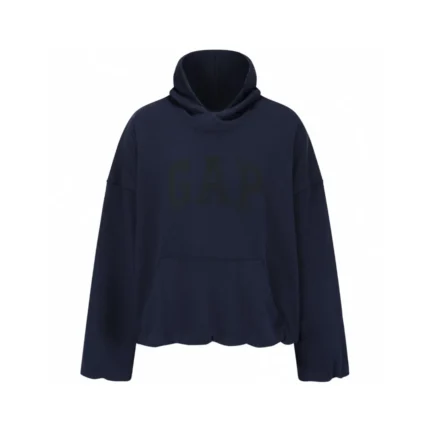 Peace Dove Printed Gap Hoodie Blue