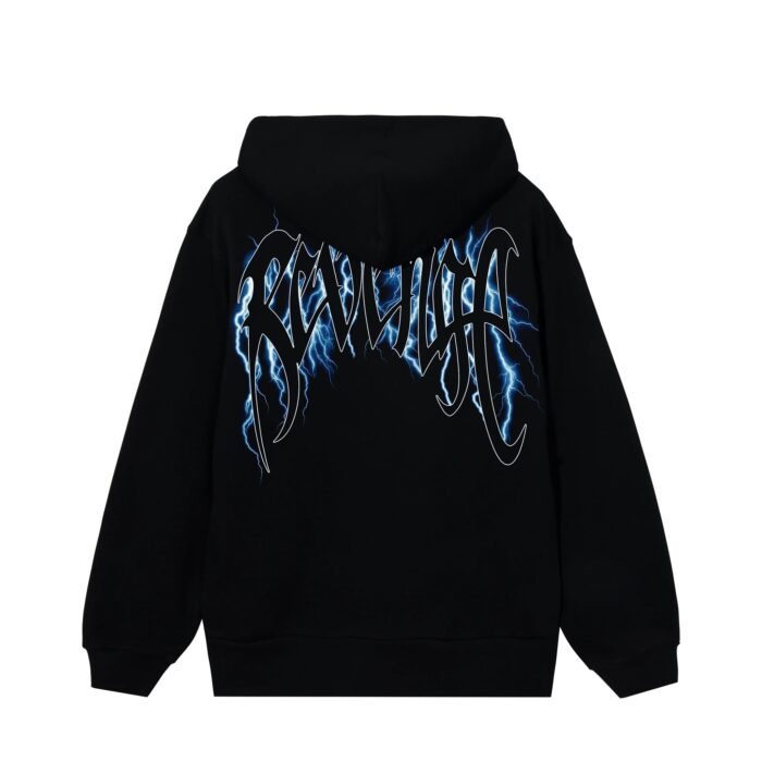 Revenge Blue Lightning Arch Logo Hoodie