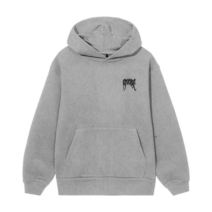 Revenge Embroidered Basic Hoodie