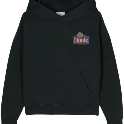 Rhude Logo-Print Cotton Hoodie