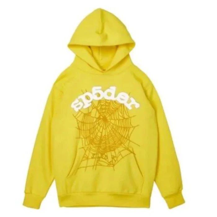 Sp5der Websuit Hoodie Yellow