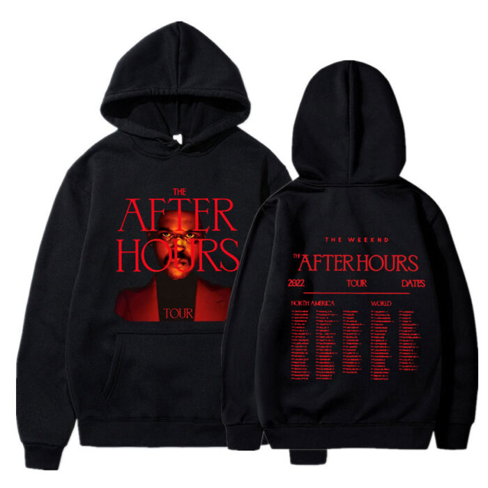 The Weeknd Hoodies – The After Hours Tour Graphic Printed Hoodie