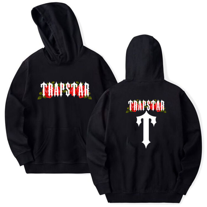 Trapstar Flowers Print Hoodie