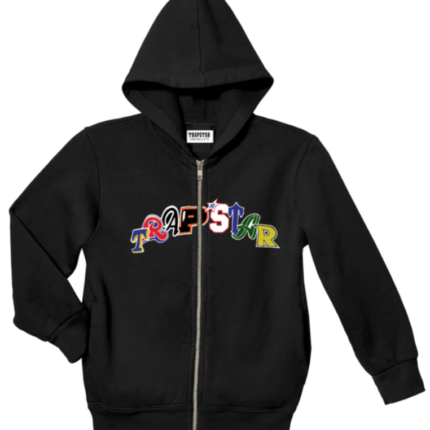 Trapstar Wildcard Zip Hoodie – Black