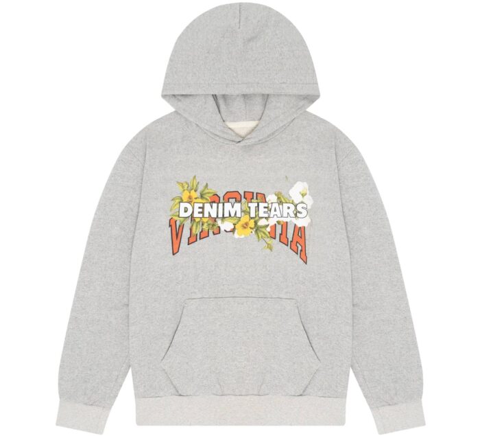 Virginia Denim Tears Hoodie Grey