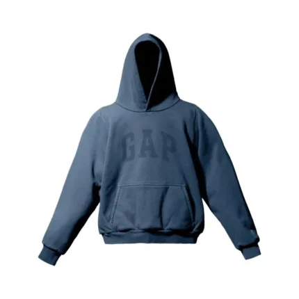 Yeezy Gap Engineered by Balenciaga Dove Shrunken Hoodie – Dark Blue