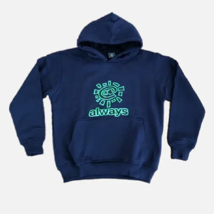 Adwysd Always Logo Hoodie Navy