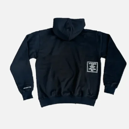 Adwysd Black Fingerprint Hoodie