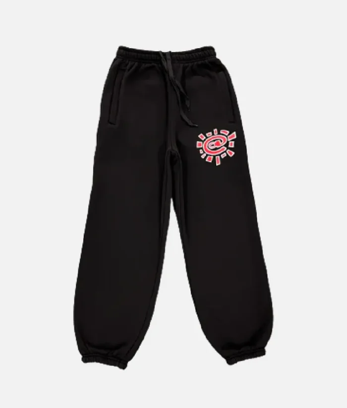 Adwysd Relaxed Joggers Black-Red