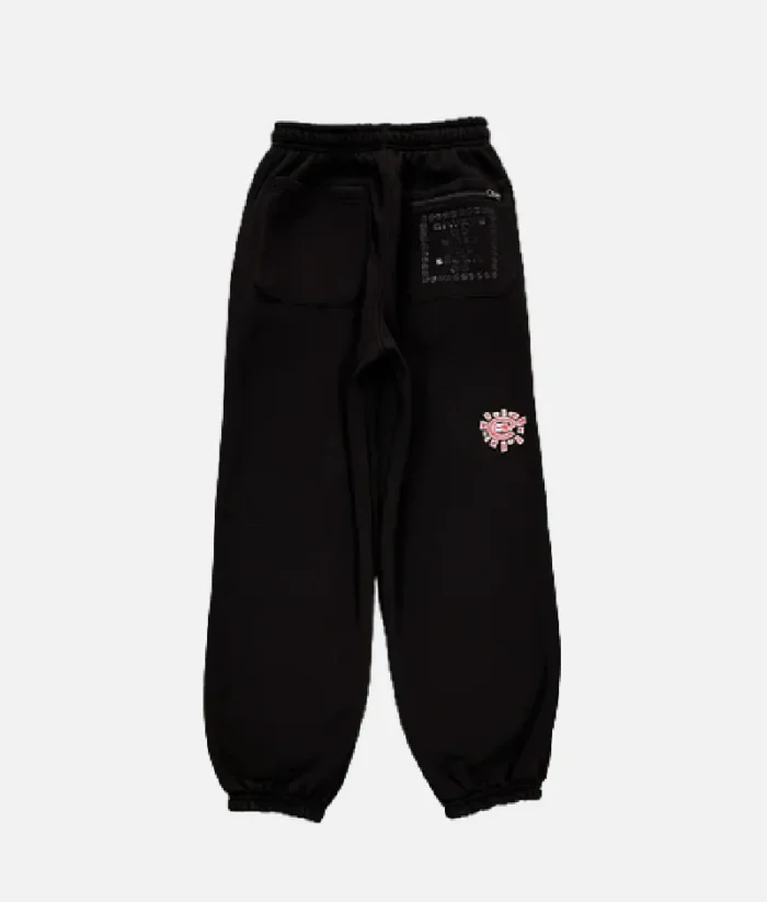 Adwysd Relaxed Joggers Black-Red