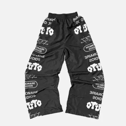 Billionaire Studio Logo Track Pants Black