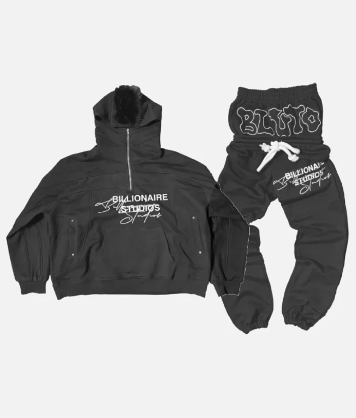 Billionaire Studios Bills Raver Tracksuit Black